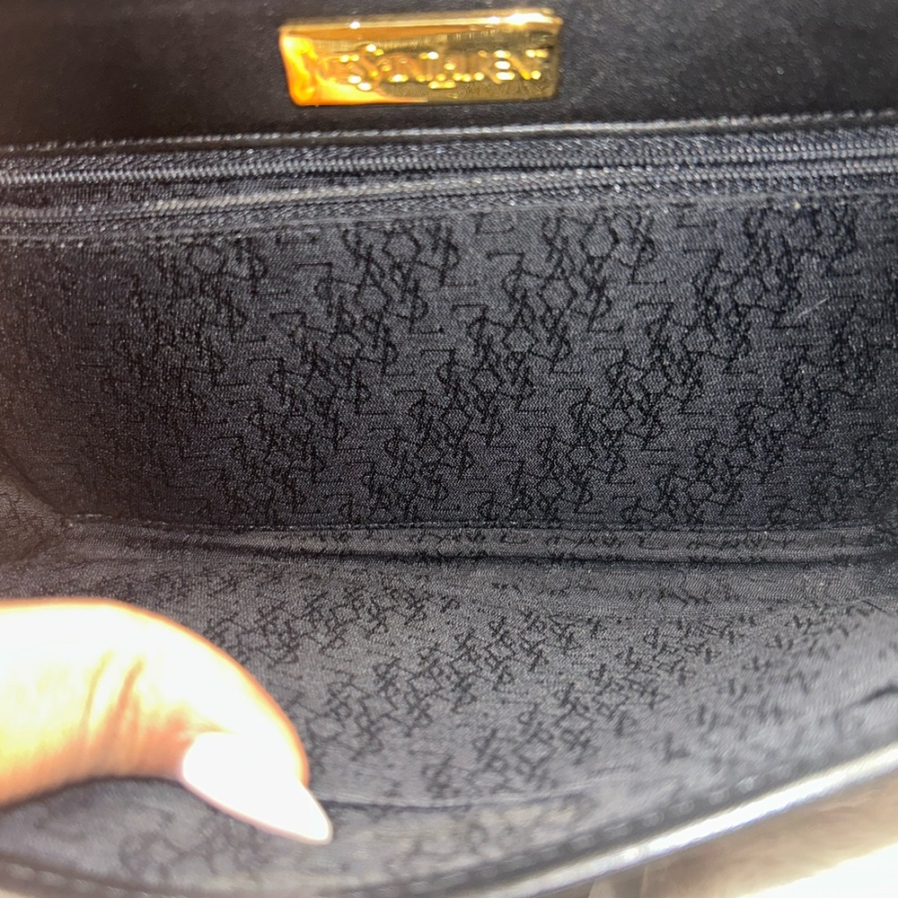 Yves Saint Laurent Vintage‎ Woven Flap Clutch - Picture 11 of 16